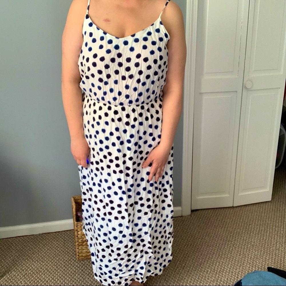 Old Navy Dot Maxi Dress NWT XL